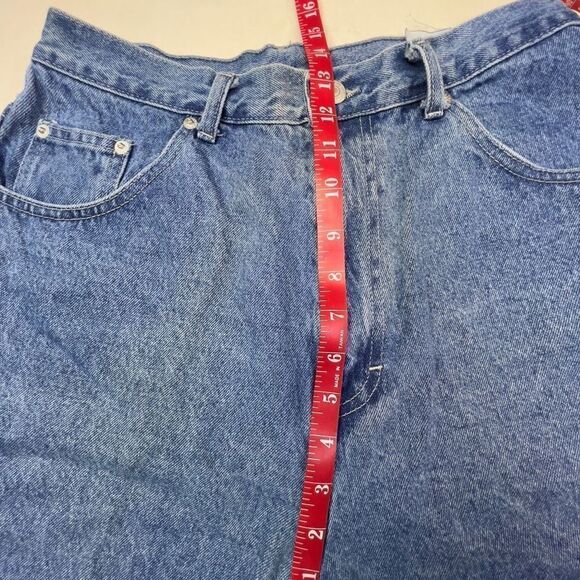 Vintage International JORDACHE Jean Shorts High Rise Blue Denim 9” inseam 14 NWT - Picture 5 of 8